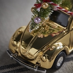 208250029 House Doctor xmas car golden 8,5 cm i nærbillede - Tinashjem